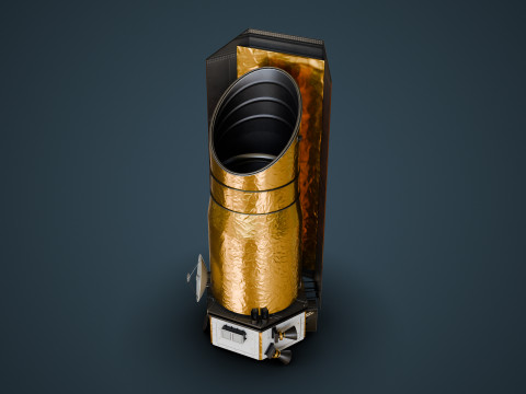 Space Telescope 3D Model