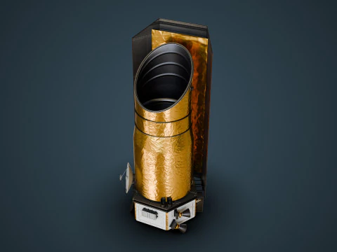 Space Telescope 3D Model
