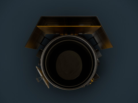 Space Telescope 3D Model