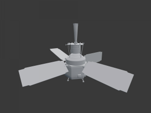 Gravity Probe 3Dモデル
