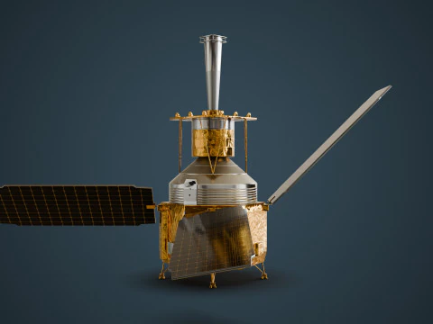 중력 프로브 3D 모델