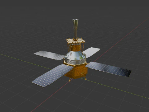 중력 프로브 3D 모델