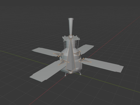 Gravity Probe Model 3D