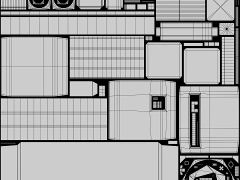 중력 프로브 3D 모델