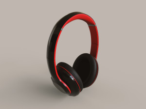 Wireless Headphones Model 3D