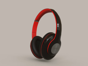 Wireless Headphones Model 3D