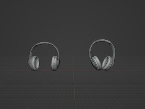 Wireless Headphones Model 3D