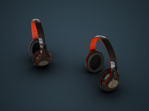 Wireless Headphones Modelo 3D