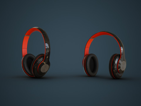 Wireless Headphones Modelo 3D