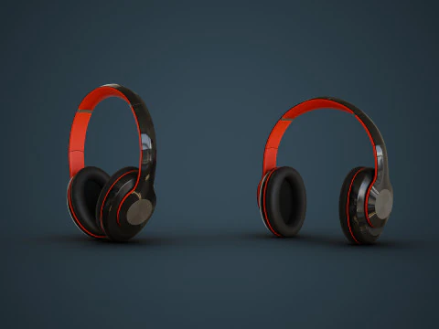 Wireless Headphones 3D Model