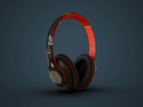 Wireless Headphones 3D Model