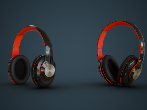 Wireless Headphones Modelo 3D