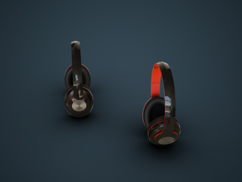 Wireless Headphones Modelo 3D