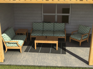 Patio Furniture Modelo 3D