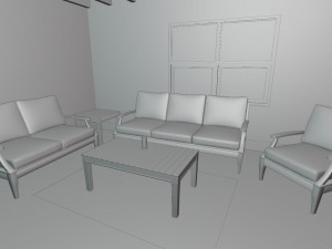 Patio Furniture Modelo 3D