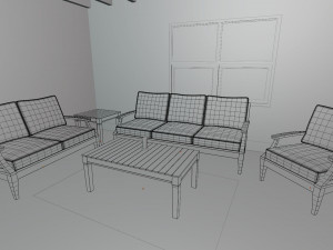 Patio Furniture Modelo 3D
