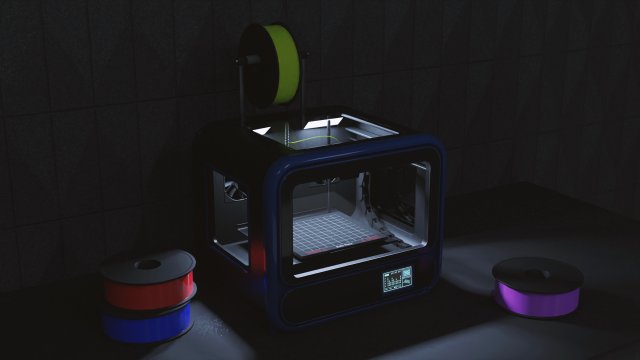 3D Printer Modelo 3D .c4d .max .obj .3ds .fbx .stl .blend 