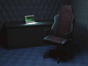 Computer Gaming Chair 3D Model