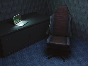Computer Gaming Chair 3D मॉडल