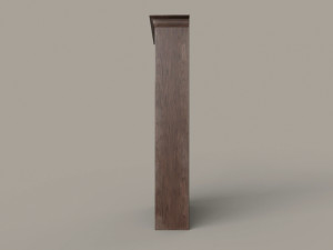 Dusty Old Bookshelf Model 3D