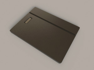 Large Digital Tablet With Keyboard Case and Stylus 3D 模型