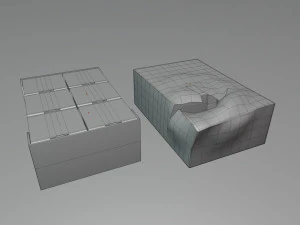 Box of Instant Noodles 3D Model