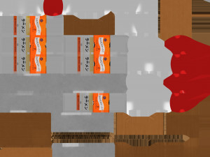 Box of Instant Noodles Modèle 3D