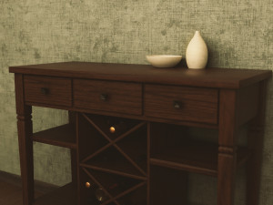 Dining Room Drawer 3D Model