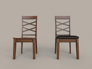 Dining Room Table and Chair 3D Model