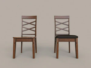 Dining Room Table and Chair 3D Model