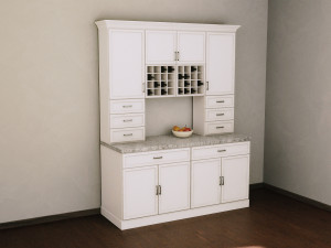 Modern Cabinet Hutch 3D Models