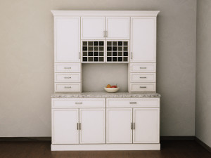 Modern Cabinet Hutch 3D Модель