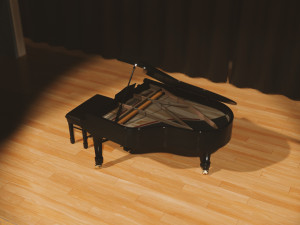 Grand Piano 3D 모델