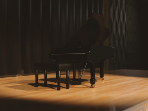 Grand Piano 3D 모델