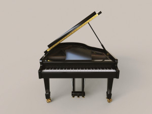 Grand Piano 3D 모델