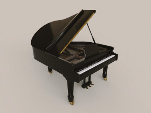 Grand Piano 3D 모델