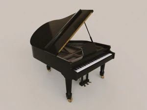 Grand Piano 3D Model