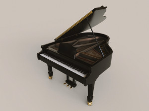 Grand Piano 3D 모델