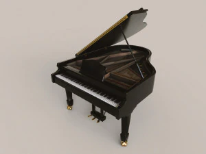 Grand Piano 3D Model