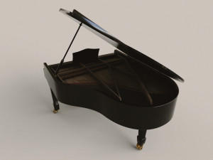 Grand Piano 3D 모델