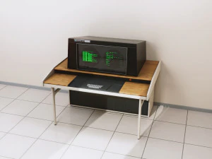 Terminal d'ordinateur r&eacute;tro Modèle 3D