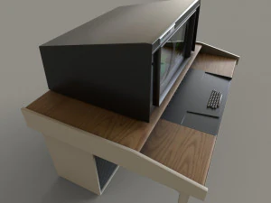 Terminal d'ordinateur r&eacute;tro Modèle 3D
