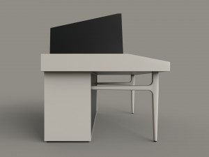 Retro Computer Terminal Model 3D