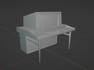 Retro Computer Terminal Model 3D