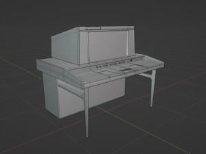 Retro Computer Terminal Model 3D