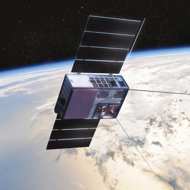 Cube Satellite 3D Model .c4d .max .obj .3ds .fbx .stl .blend 
