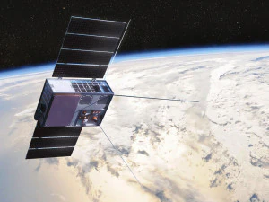 Sat&eacute;lite cubo Modelo 3D