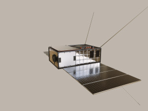 Cube Satellite 3D Model