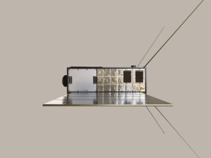 Cube Satellite 3D Model