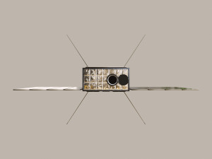 Cube Satellite 3D Model